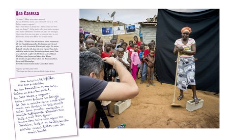 This book documents the story behind the future dreams of Cambamba’s residents.. Migrants from Angolas different provinces are stranded here . All of them share one hope: That Luanda will improve their life and that their dreams will come true.